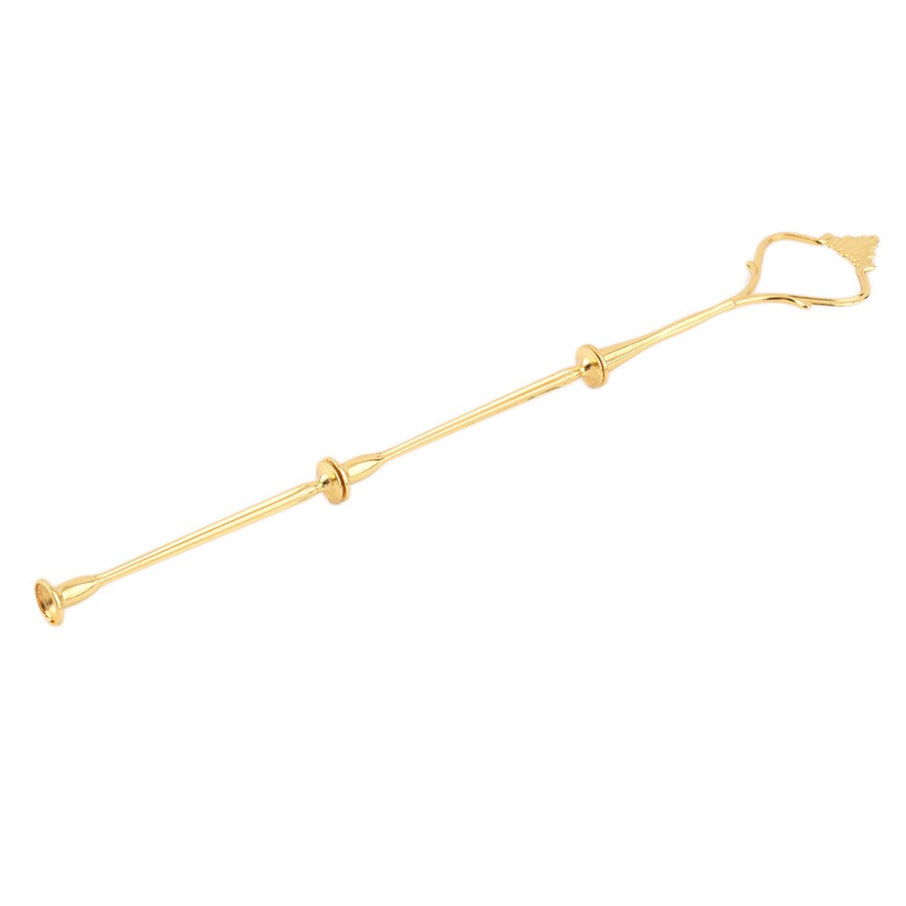 new3 Tier bakeware Cake Plate Stand Handle Crown Fitting Metal Wedding Party Golden kitchen accessories cake decorating tools