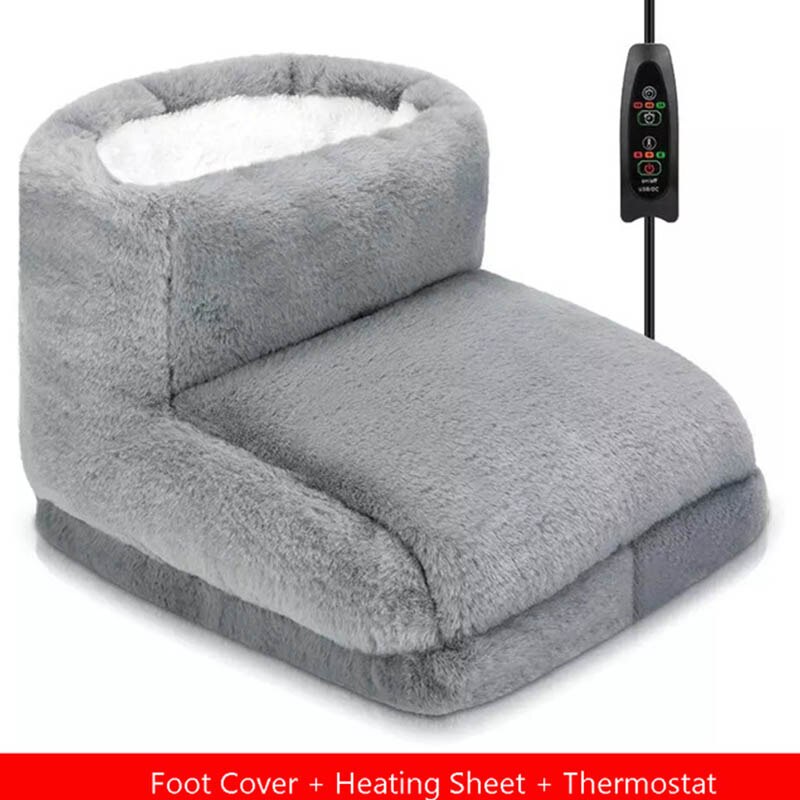 Foot Warmer Built-in USB Electric Foot Warmer Heater Timer Function Safe Start Foot Warmer Foot Heating Pad