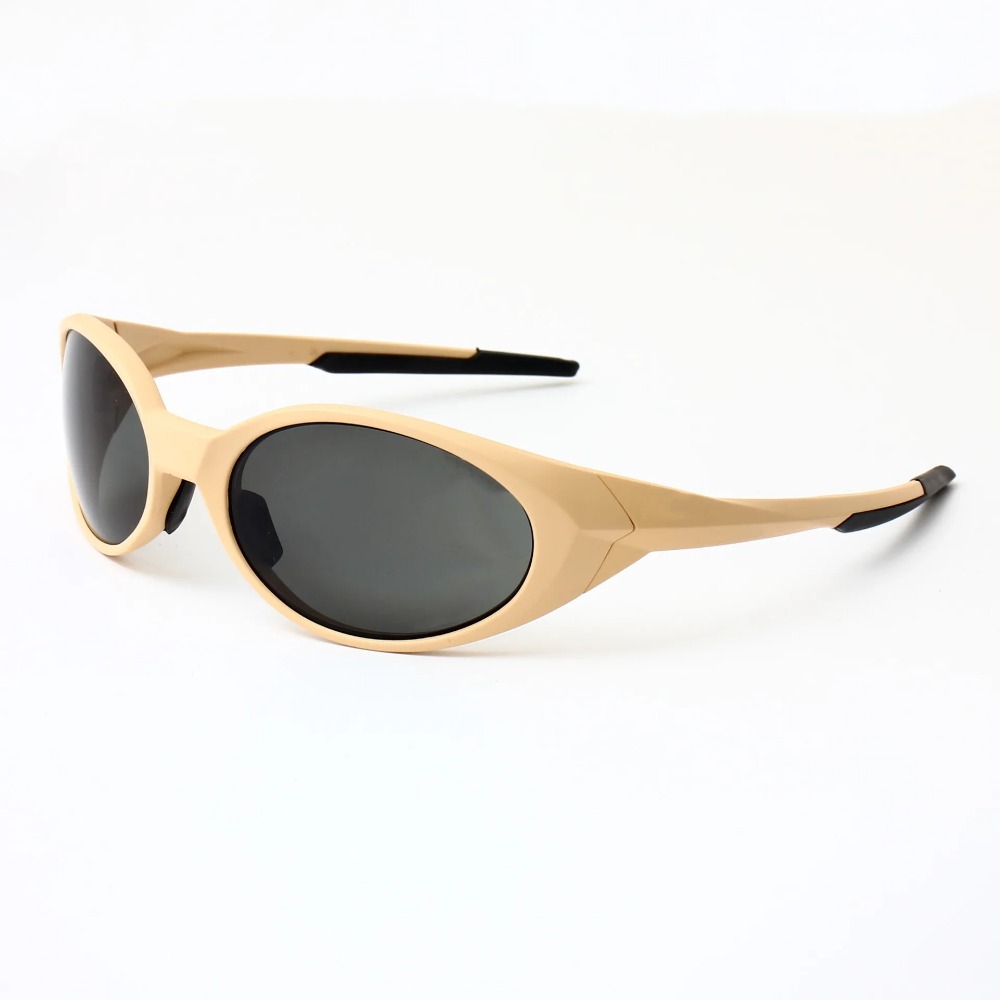 Outdoor Sport Pilot Zonnebril Ovale Mode Y2K Mannen Rijden Sport Zonnescherm Bril Strand Fietsen UV Beschermende Bril
