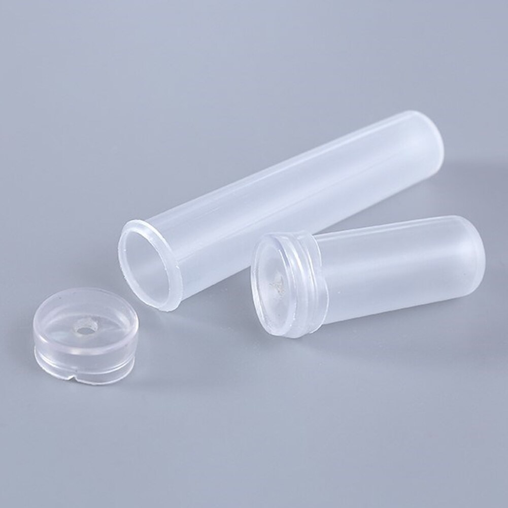 10 Pcs 7cm Rose Flower Tubes Floral Water Tube Vials Plastic Tubes with Caps Garden Tools