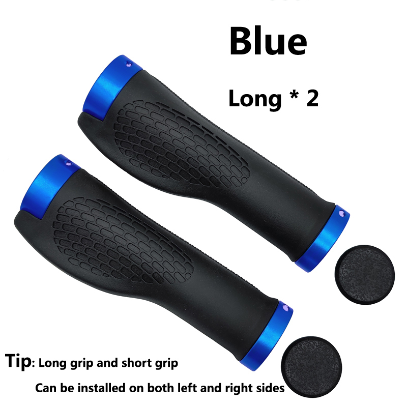 MTB Fahrrad Griffe Lenker Kurze Lange Fahrrad Griffe Anti-Skid Gummi Griff Radfahren Mountainbike Grip Ergonomische: Moosgrün
