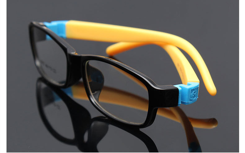 Lunettes à monture Flexible pour enfants, verre optique TR, pliable, sans vis, 8817: C2