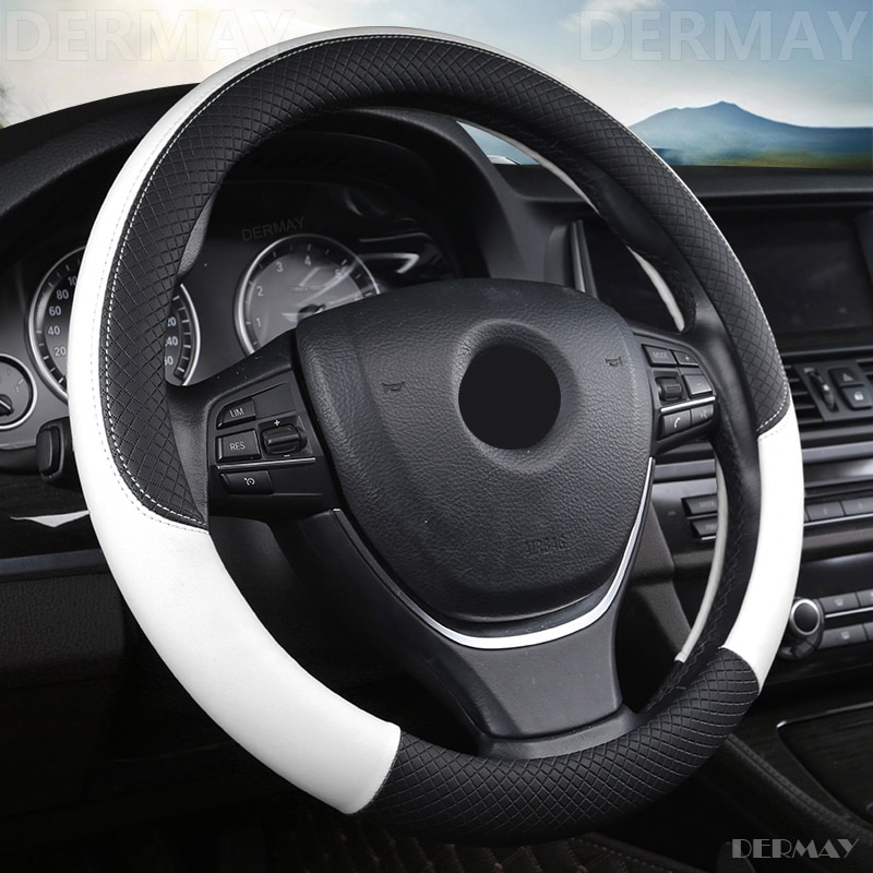 Stuurhoes microvezelleer maat m past op de meeste auto's