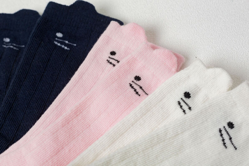 Imcute Niños Accesorios dibujos animados algodón bebé niños niñas niño pequeño hasta la rodilla medias gatos calcetines de dibujos animados 0-4T
