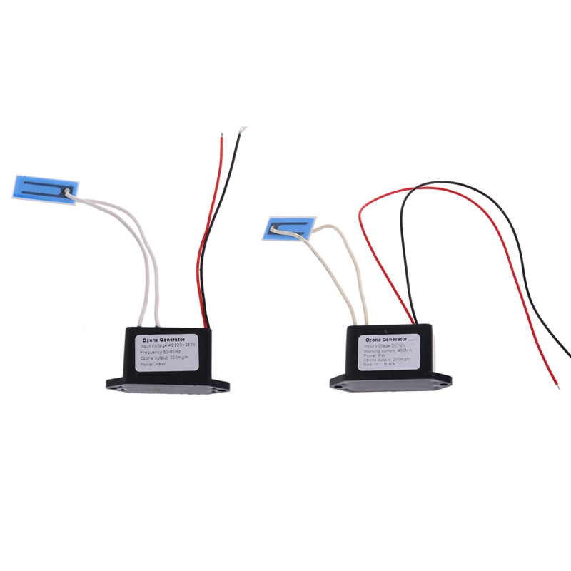 Generador de ozono casero DIY AC 220V purificador de aire desodorante Densidad de salida 200 mg/H