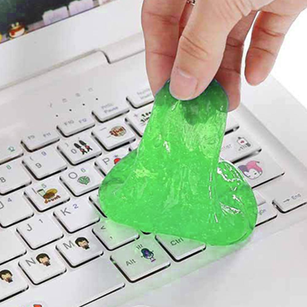 Magic Dust Cleaner Computer Keyboard Cleaner Car Cleaning Slimy Gel Washing Mud Dust Remover For Phone Laptop Compute Keyboardr