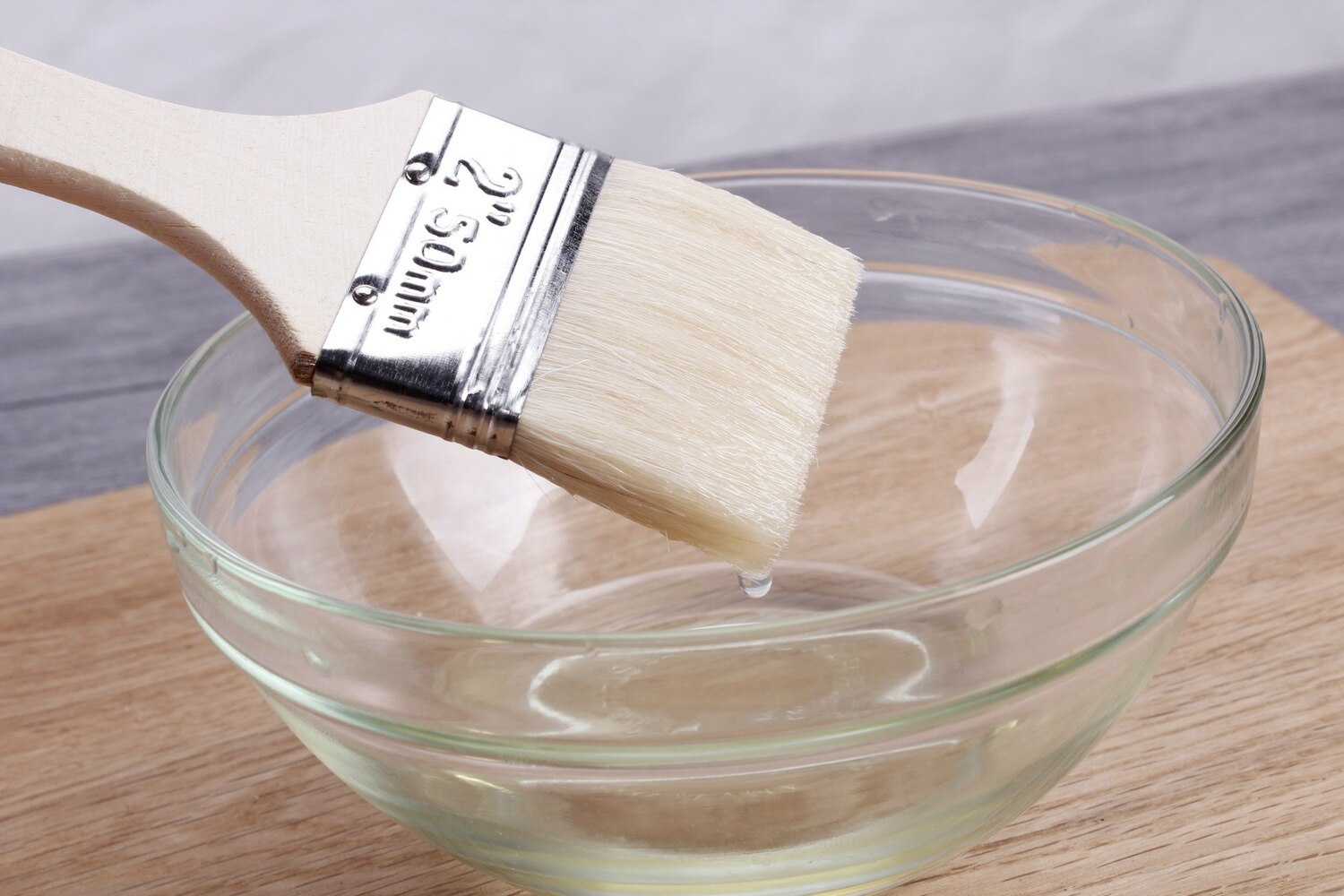 COOZEE Platte peddelkwastenset, houten handvat, schaalborstel, borstel voor olie- en acrylverf (10 cm