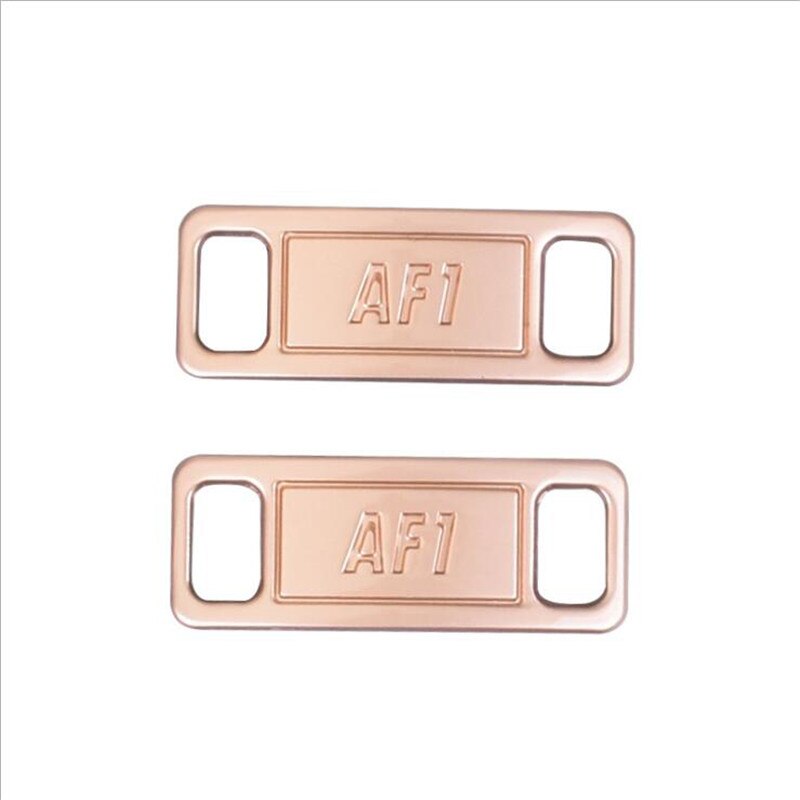 2 pièces/paire lacet boucle métal lacets AF1 lacets boucle accessoires métal dentelle serrure bricolage Sneaker Kits métal dentelle boucle