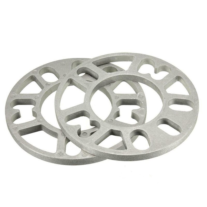 1X 5mm Aluminium ET Einstellscheiben Auto Spurverbreiterungen Radstand Dichtung Flansch