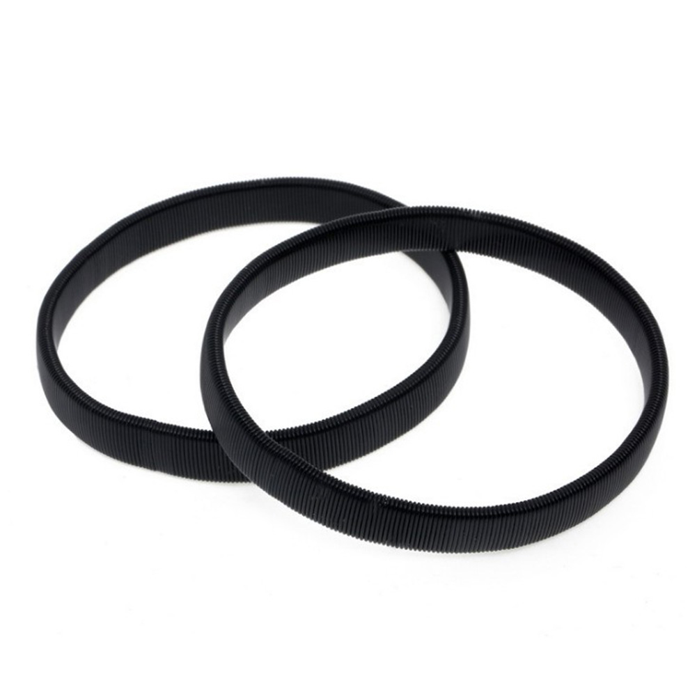Yjsfg house unisex stretchy elastisk metallarm strømpebånd herre elastisk armbånd skjorte ermeholder: Svart