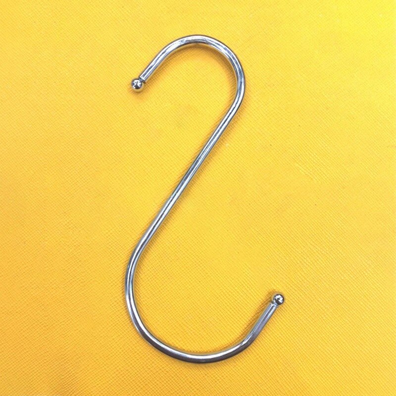 10 Stks/set Handige Rvs S-Haken Keuken Slaapkamer Haken Dragende Hangers Badkamer Huishoudelijke Artikelen
