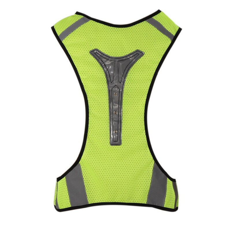 Lauf Weste Hohe Sichtbarkeit LED Reflektierende Sicherheits Weste Jacke Männer Frauen Nacht Laufen Radfahren Weste