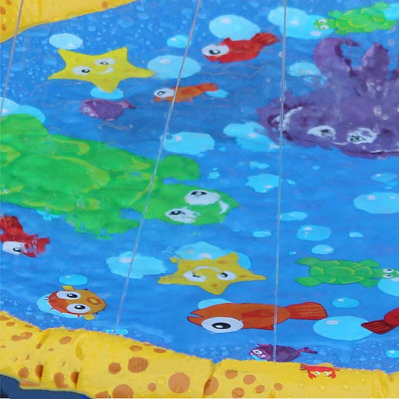 Diameter Sprinkle Splash Play Mat Inflatable Spray Water Cushion Summer Kids Play Water