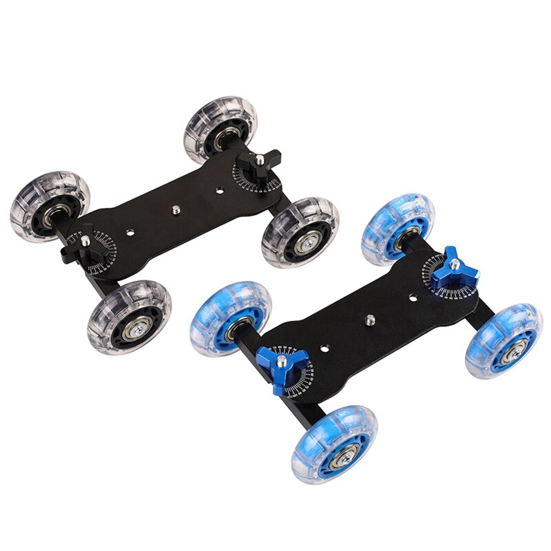 Mini Track Slr Sliding Rail Trolley with 22Lbs/10Kg Load Capacity Skateboard Suitable for Digital Camera