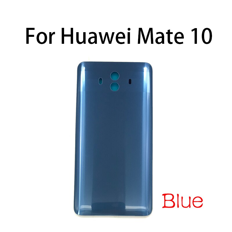 Capa traseira para porta de celular, peça de reposição com adesivo cola para huawei mate 10 mate 10 pro