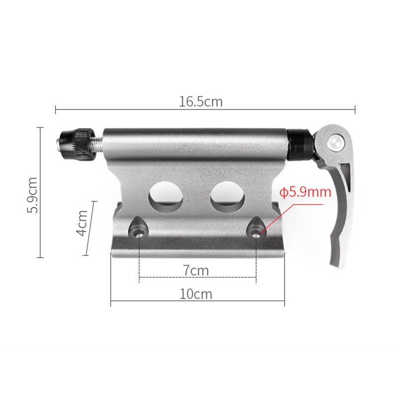 Abrazadera de horquilla delantera para bicicleta de aleación de aluminio, Clip de fijación para bastidor de camiones pequeños usado en bicicleta, coches, conveniente al por mayor