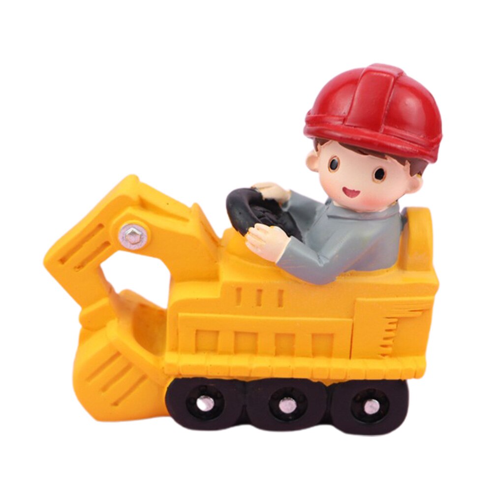 Children's engineering truck engineering vehicle cake decor ornament table