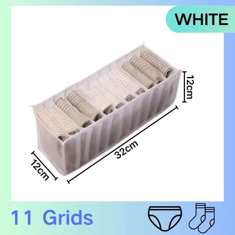 Foldable Wardrobe Organizers Underwear Organizer Box Bra Underwear Sock Organizer Box for Underwear Socks Pants in the Cabinet