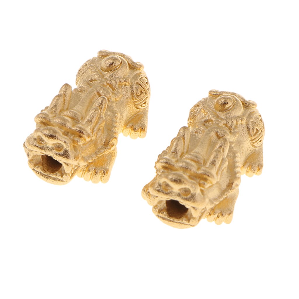 Cheriswelry Lot De 20 Perles En Métal Plaqué Or 24 Carats 3D