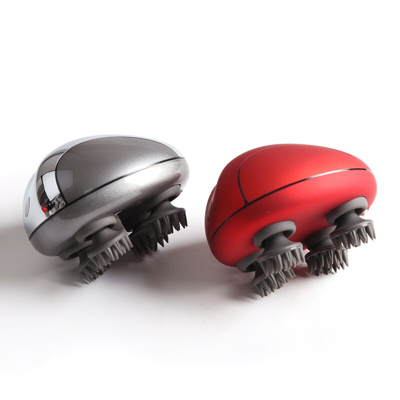 Masajeador de cabeza inteligente con carga eléctrica 3D, masajeador inalámbrico para cuero cabelludo, hombros y cuello, masajeador de tejido profundo