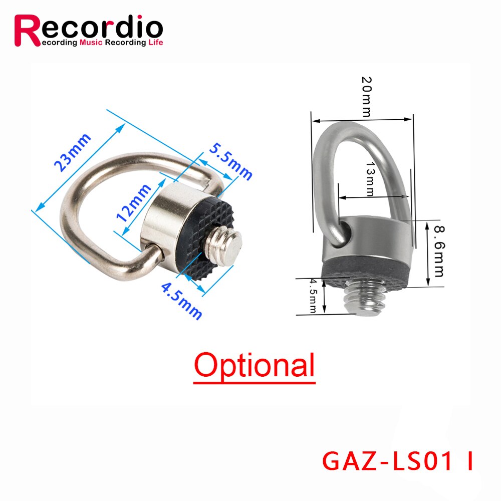 GAZ-LS01 B 3/8 Female Naar 5/8 "Buitendraad Convert Schroef Adapter Weer Microfoon Stand Houder Mic Opname Studio: GAZ-LS01 I