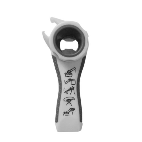5 in 1 Multi-function Bottle Opener Stainless Steel Plastic Can Jar Bottle Open Can Opener Beer Good Kitchen Tools for Bartender: B