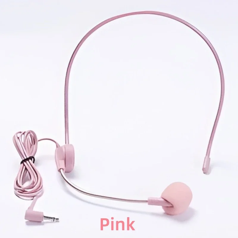 Micrófono con cable montado en la cabeza para altavoz megáfono guía turística conferencia profesor micrófono colgante puesta en escena 3,5