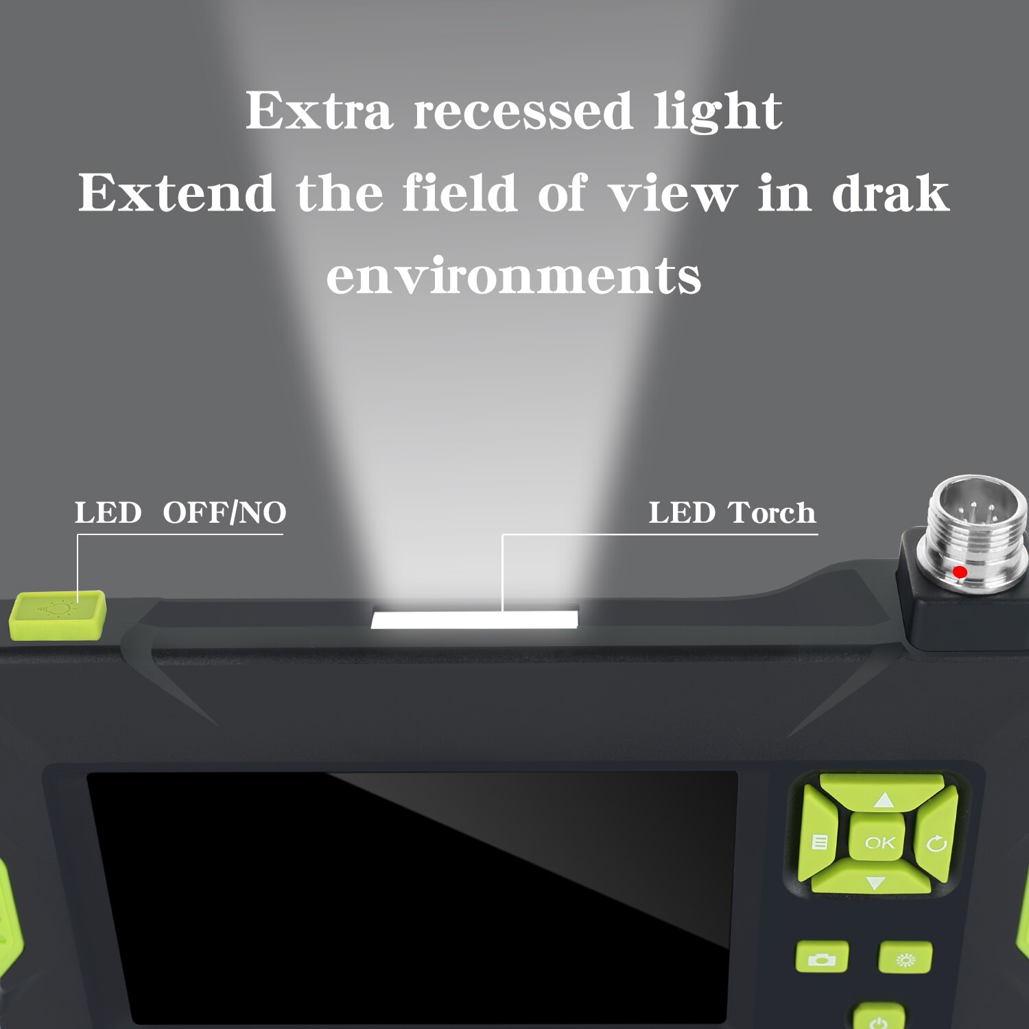 Industrial Pipe Inspection Endoscope HD Display Screen 1080P 4.3 Inch Borescope 2M / 5M / 10M