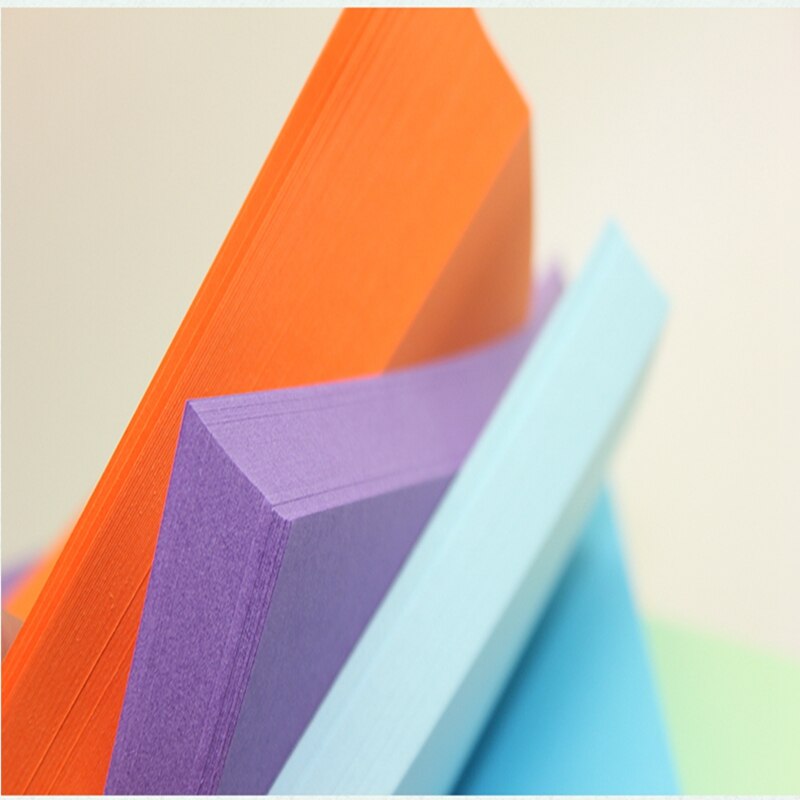 10x10CM Children's Color Cut Paper Hand Material Making Square Kindergarten Thousand Paper Crane Rose Diy Origami Paper