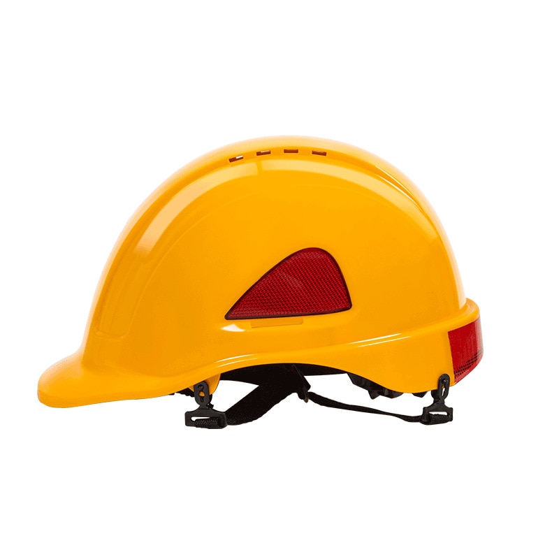 Reflective Safety Cap Construction Site Anti Smashing Head Protection Comfortable Breathable Cushion Lining Foldable Safety Cap