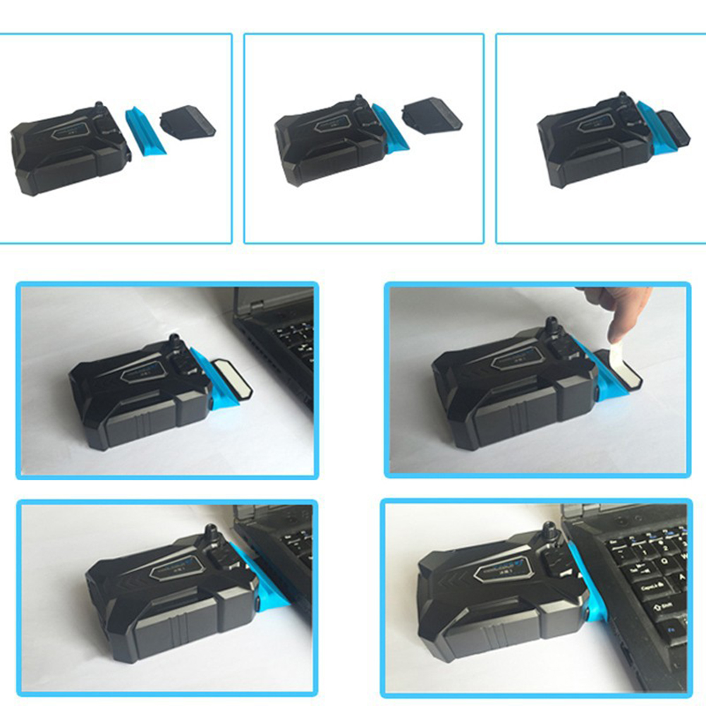 Bærbar notebook bærbar køler usb køligere luft ekstern udsugningsventilator til bærbar computer hastighed justerbar til 15 15.6 17 tommer