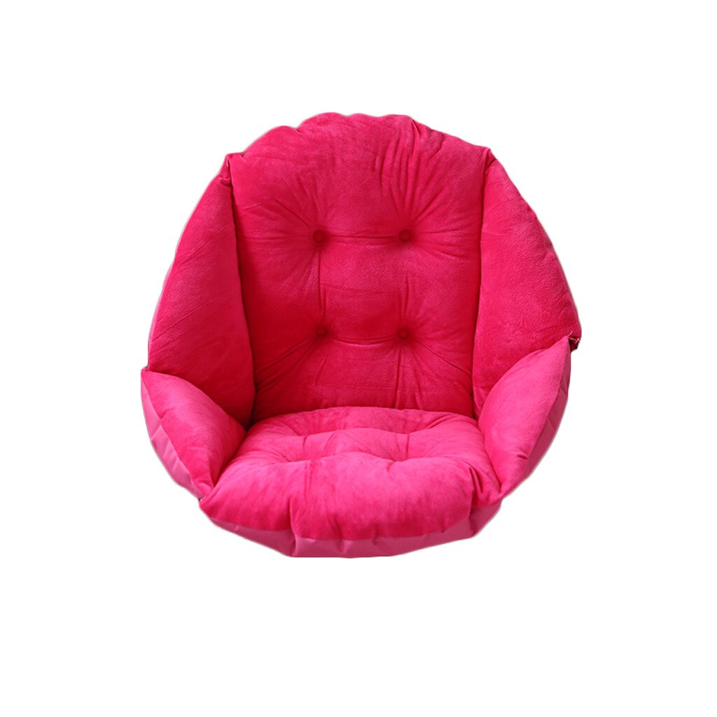 Semi-gesloten Een Zitkussen Stoelkussens Bureau Zitkussen Warm Comfort Zitkussen Pad Bureaustoel Zitkussens # R25: Hot Pink 