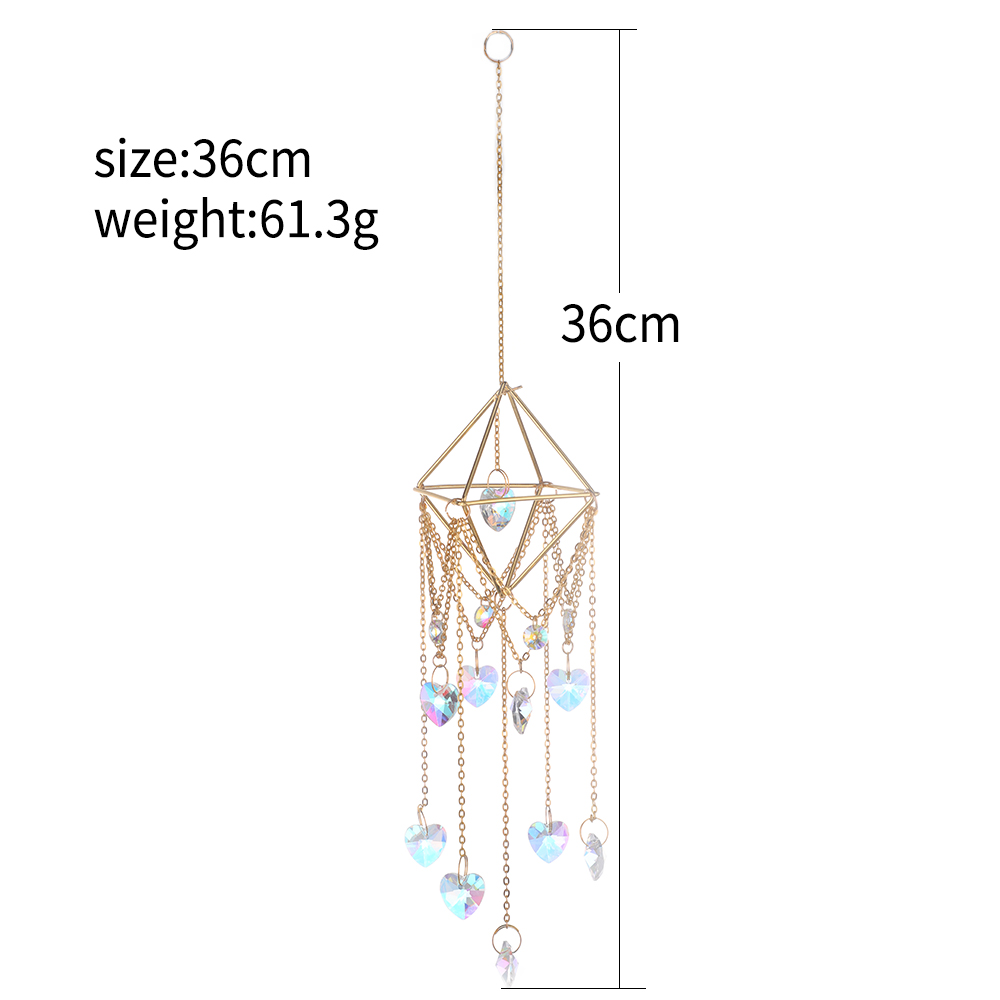 Suncatcher twórca tęczy kryształowy pryzmat dekoracje ogrodowe łapacz słońca kryształ Windchime Suncatchers wiszące kryształy wystrój okna