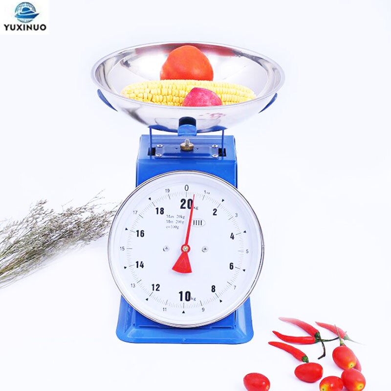 15KG/20KG/30KG Classic Mechanical Scale Spring Balance Weight Dial Scale Household Platform Scale Kitchen Fish Meat Weight Scale