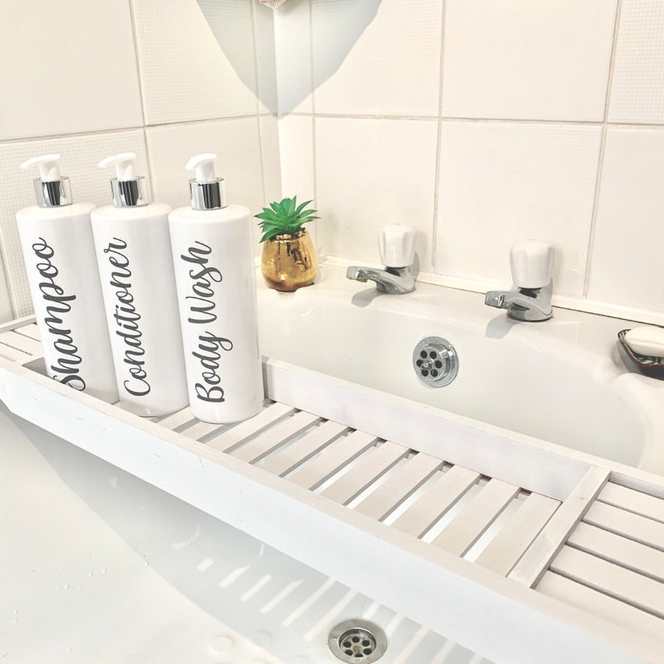 Navulbare Douche Shampoo Conditioner Fles Dispenser 500Ml Badkamer Lotion Lege Fles Plastic Container Boerderij Decor