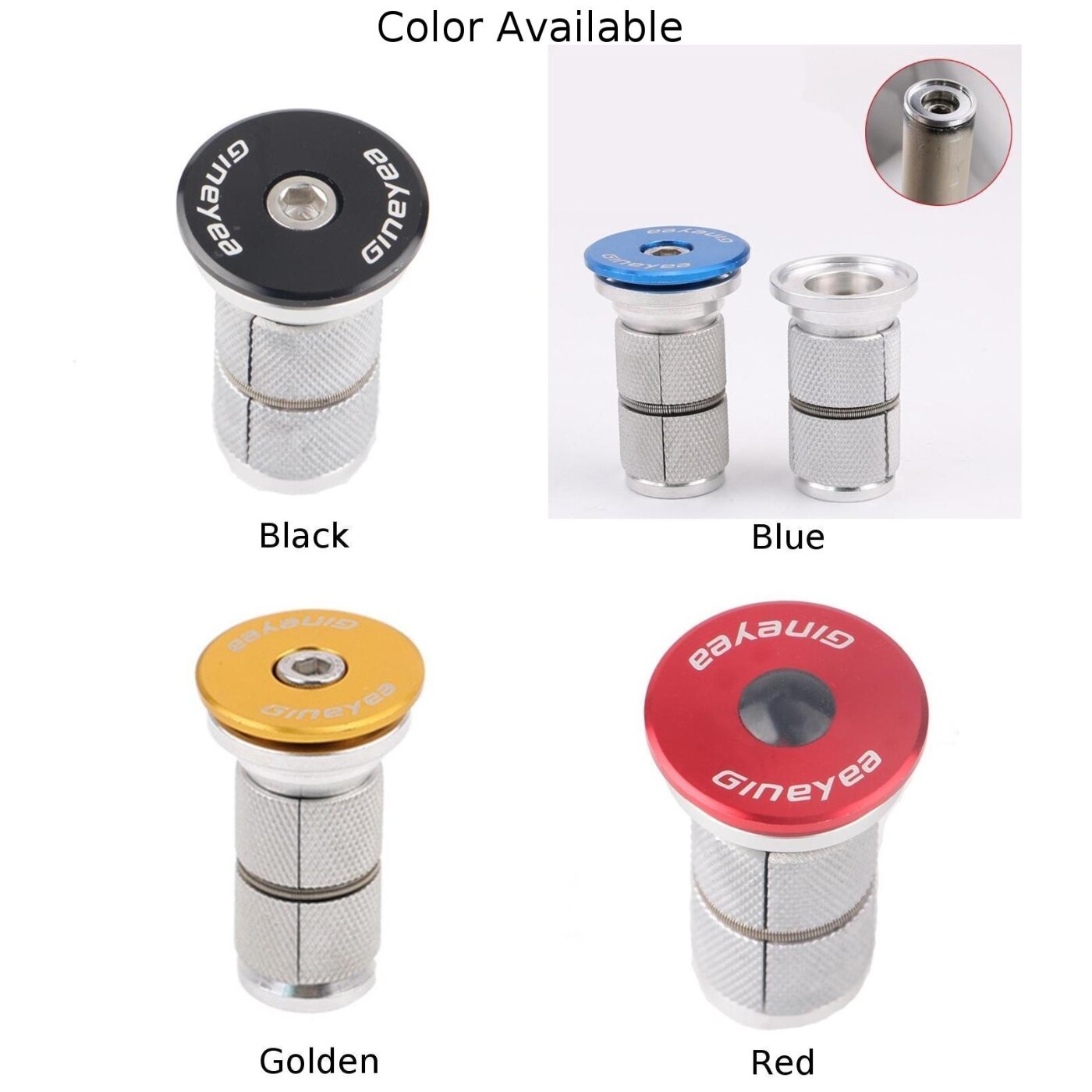 Stuurpen headset expander plug aluminiumlegering vork kern schroeven fiets kit