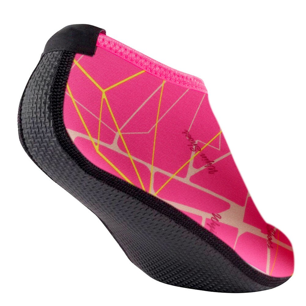 Hommes femmes eau peau chaussures Aqua chaussettes néoprène plongée chaussettes combinaison prévenir les rayures anti-dérapant nager plage chaussures EDF88: Rose / 10
