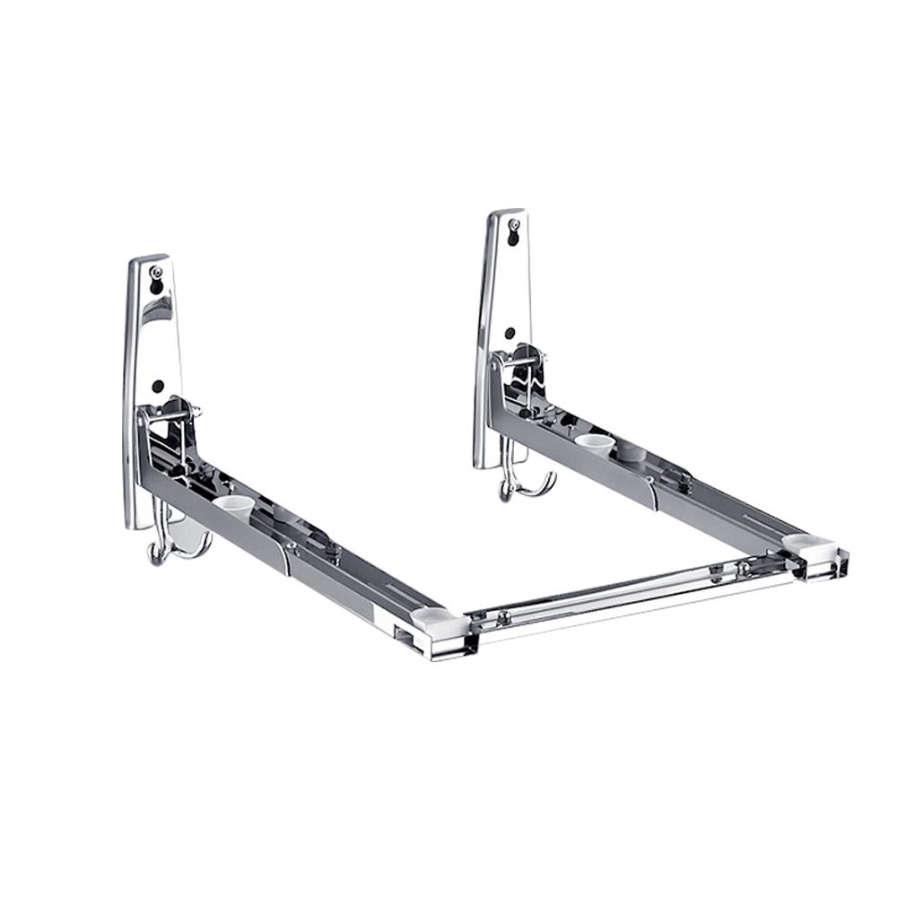 Étagère murale rétractable pour four à micro-ondes, en acier inoxydable 304, support pour four, Version épaissie: C304 Stainless Steel