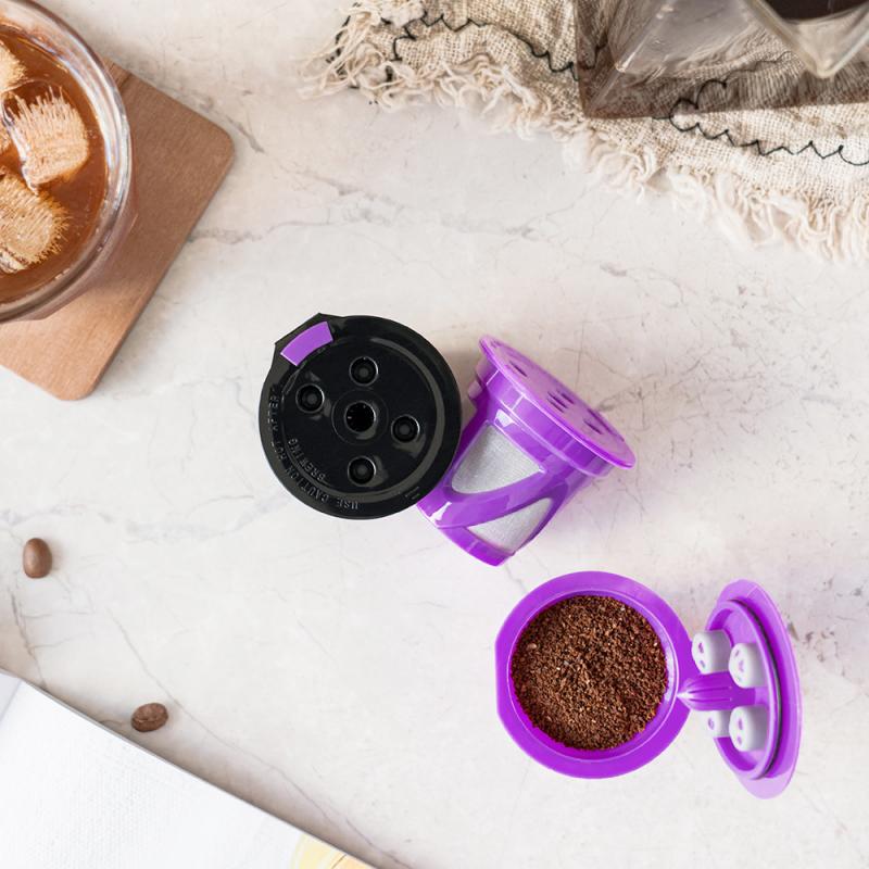 Keurig – capsules de café rechargeables, filtre k-cup réutilisable pour 2.0 et 1.0 brasseurs, tasse K réutilisable pour Machine Keurig k-carafe doseur