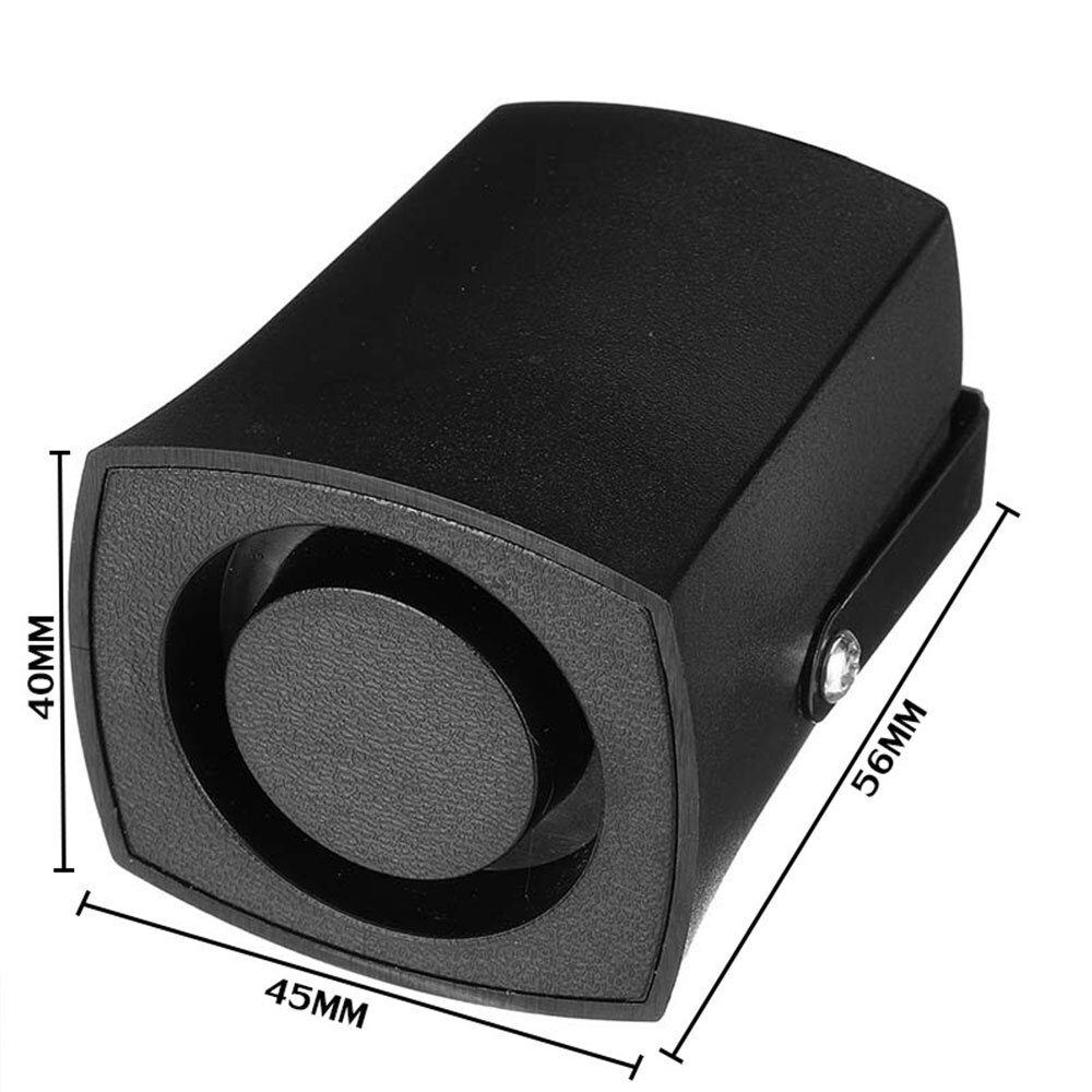 Sinal de alarme vehemo com 6 ajustes, sirene para carro, alto-falante, bugle de ar, 12v, 100w: Default Title