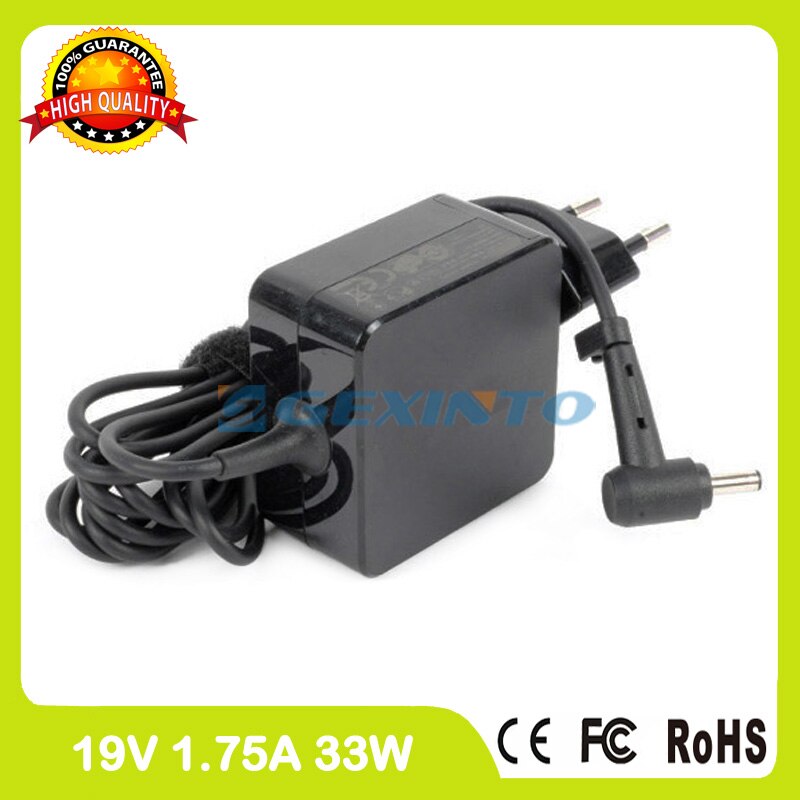 19 v 1.75A 33 w laptop adapter lader voor Asus F553M F553MA K200MA R413M R515MA R540S X102B X102BA X102MA X201