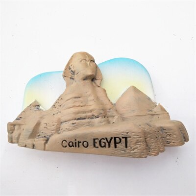 Landskab køleskab magnetisk klistermærke land vartegn køleskab magnet rejse moderne hjem køkken dekoration: Egypten