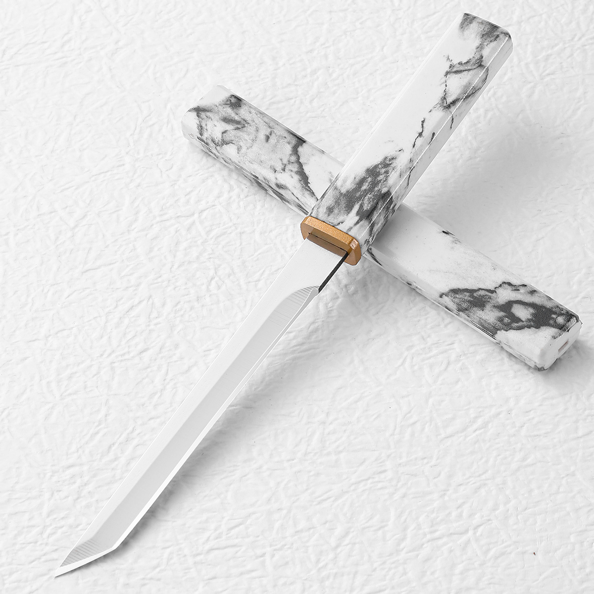 Cuchillo de utilidad para cortar carne, fruta, pescado, cuchillo de Chef, picadora de carne, cuchillos de cocina vegetales, herramienta de cuchillo de carnicero para deshuesar a mano: Beige
