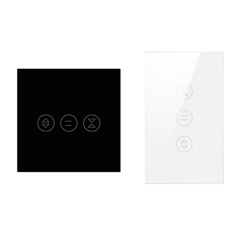 Wifi smart gardinkontakt til elektrisk rulleskodder eu / us switch timerindstilling