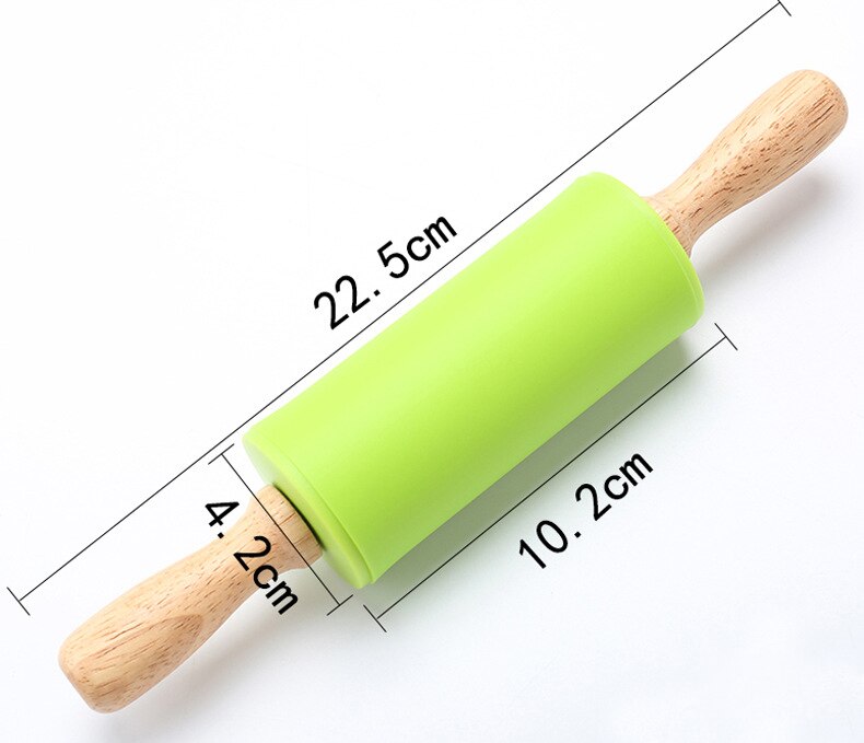 EPASUN Kleine Size non-stick Siliconen Fondant Rolling Pin Fondant Taart Deeg Roller Decorating Cake Roller Ambachten Bakken Tool