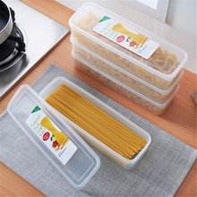 Noodle Spaghetti Noodles Fresh Box Kitchen Refrigerator Sealed Jar Fruit Plastic Storage Box Pasta Box