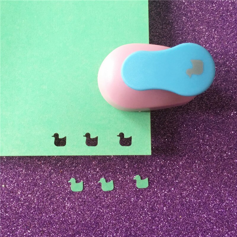 3/8 inch little Duck paper cutter school craft punch perfurador scrapbook hole punch for kids furador diy puncher
