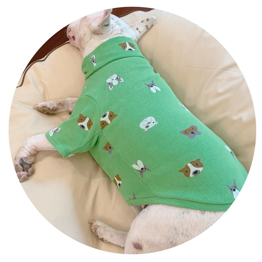 Hond Kleding Groen Kalf Patroon Hond Compassionate Hond Pyjama Geschikt Voor Grote Hond Puppy Kat Shirt