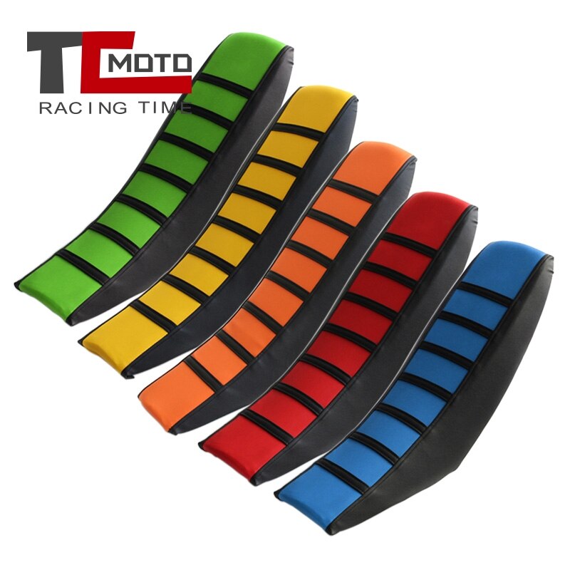 Motocicleta listrado macio-grip gripper macio capa de assento de borracha para yamaha yz yzf wr ttr 125 250 400 450 426 yz250f wr450f