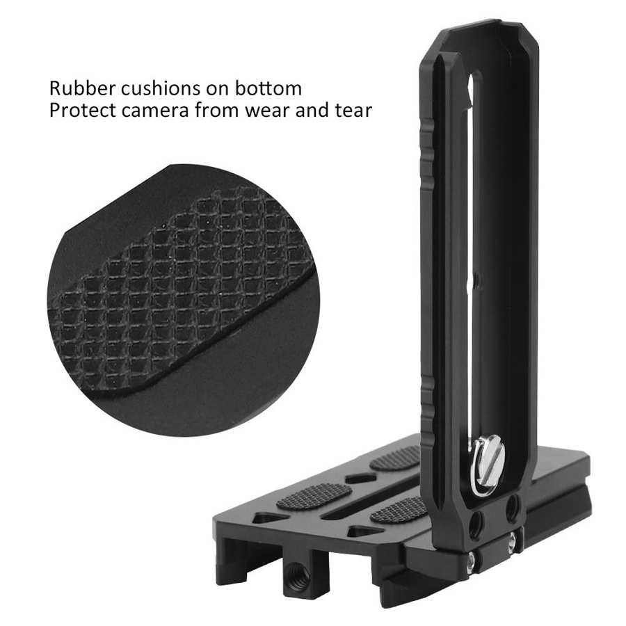 Quick Release L Plate Camera Stabilizer Vertical Shooting Board with Counterweight for Zhiyun Weebill/Weebill S Stabilizer
